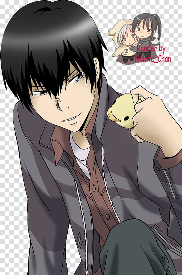 Render Hibari, Kyoya Hibari from Reborn anime character transparent background PNG clipart