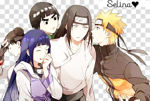 Render Hinata tenten naruto lee and neji transparent background PNG clipart