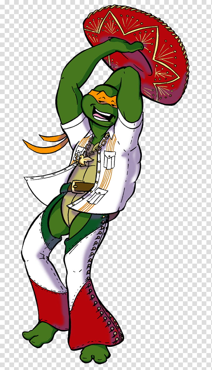 MMR Mexican Michaelangelo TMNT transparent background PNG clipart