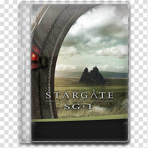 StarGate SG  Icon , StarGate SG-, Stargate SG- DVD case transparent background PNG clipart
