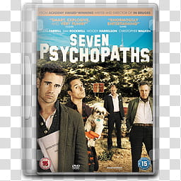 Seven Psychopaths, Seven Psychopaths  icon transparent background PNG clipart