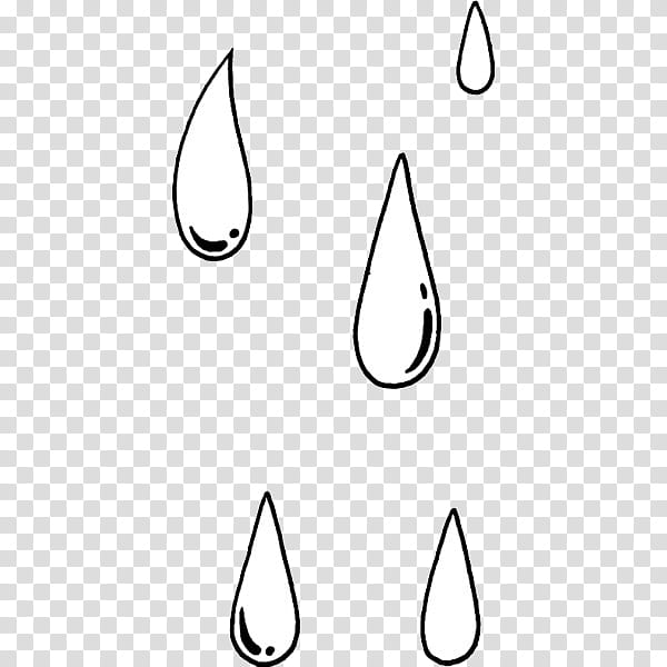 BLACK AND WHITE S, water drops transparent background PNG clipart