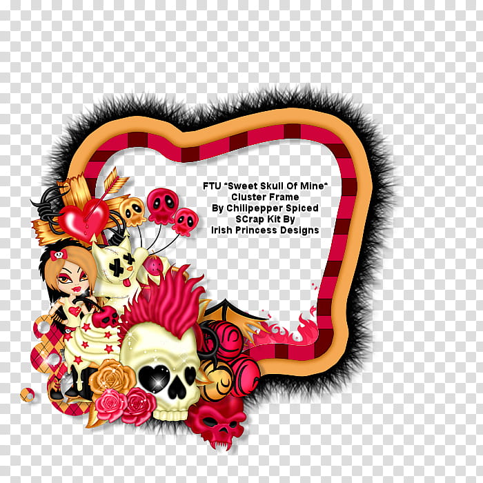 Valentines Day Heart, Flower, Skull, Bone, Love transparent background PNG clipart