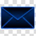 Blueminate GuiKit, blue envelope transparent background PNG clipart