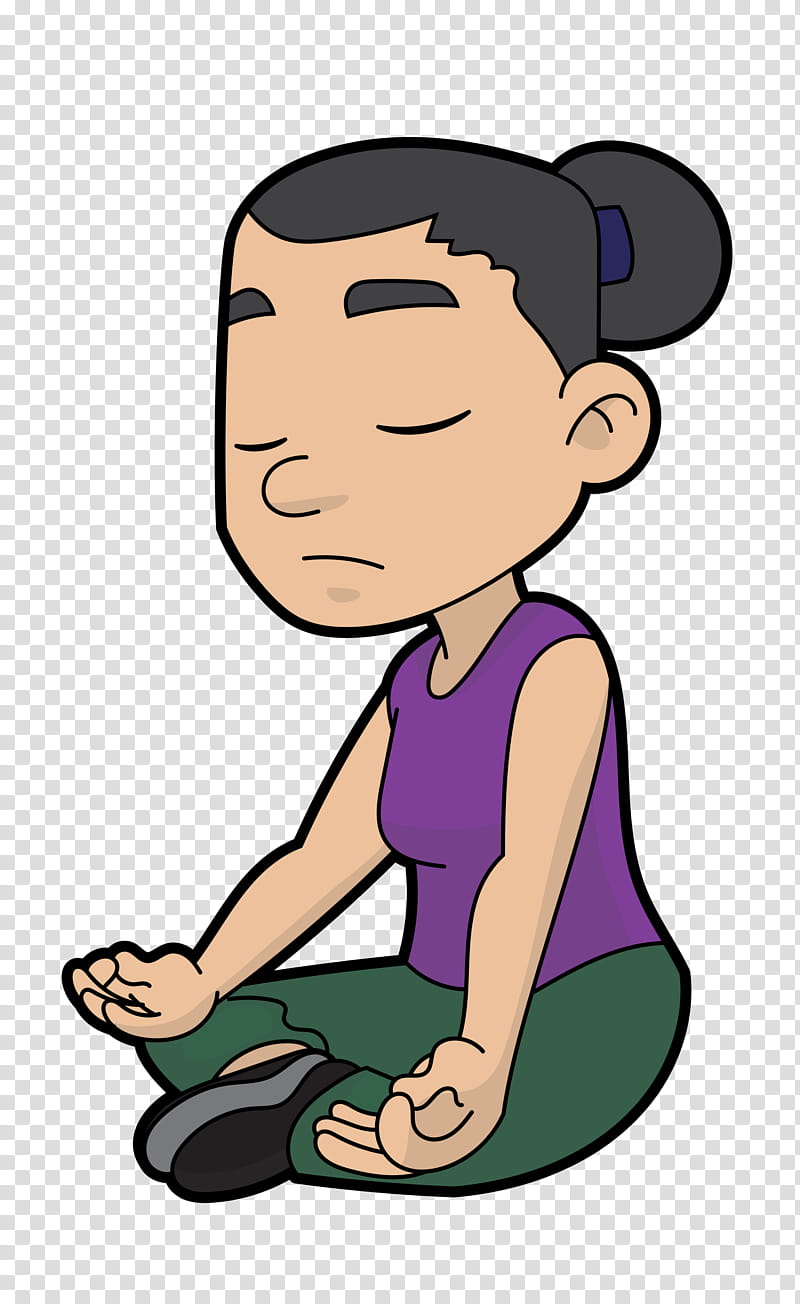 Girl, Cartoon, Thumb, Meditation, Woman, Boy, Arm, Cheek transparent background PNG clipart