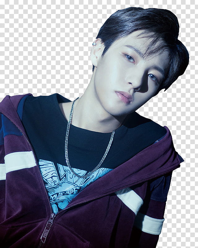 NCT DREAM GO, man wearing maroon zip-up jacket transparent background PNG clipart