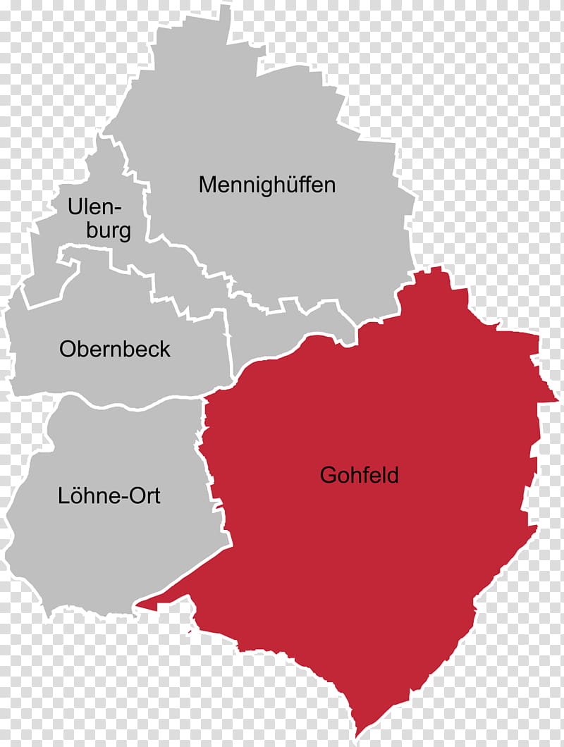 Map, Gohfeld, Ortsteil, Obernbeck, Bad Oeynhausen, Road, North Rhinewestphalia, Germany transparent background PNG clipart