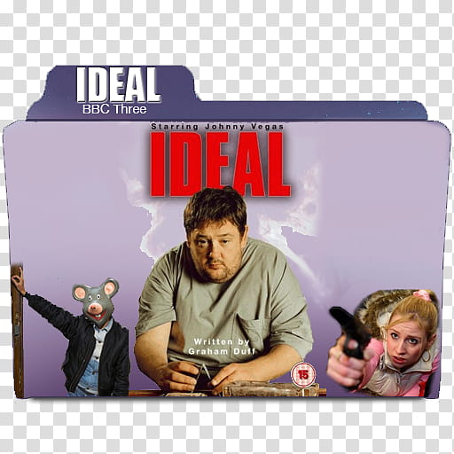 Ideal TV Show Icon BBC Three, Ideal BBC Three movie file folder transparent background PNG clipart