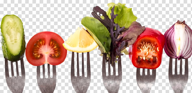 food vegetable garnish vegan nutrition fork, Plant, Tableware, Cutlery, Cuisine transparent background PNG clipart