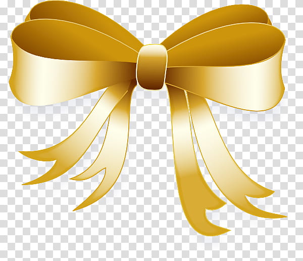 Christmas Tree Gold, Christmas Day, Ribbon, Gift, Shoelace Knot, Party, Yellow, Bow Tie transparent background PNG clipart