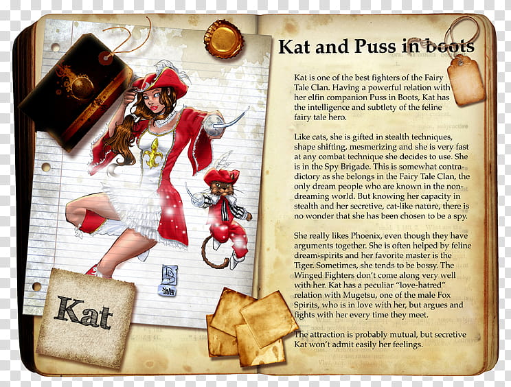 presentation, Kat and Puss transparent background PNG clipart