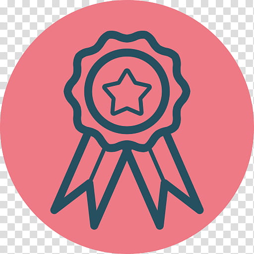 Award Ribbon, Badge, Medal, Prize, Medal Winner, Symbol, Pink, Circle transparent background PNG clipart