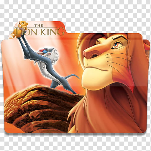 Disney Movies Icon Folder , The Lion and the King transparent background PNG clipart