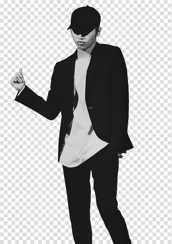 KANG DANIEL WANNA ONE , man in black suit jacket dancing transparent background PNG clipart