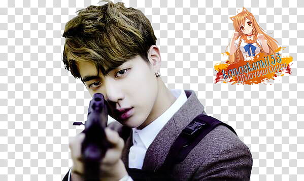 Kim Seokjin Render BTS transparent background PNG clipart