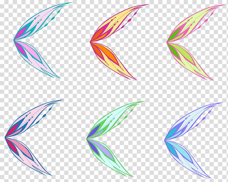 Winx Club Zoomix Wing Base , assorted-color butterfly wings transparent background PNG clipart