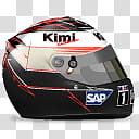 Mclaren F iCons, Kimi Helmet_x, red and black Kimi full-face helmet transparent background PNG clipart