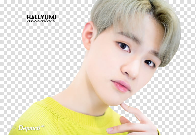 Chenle, man pointing at his chin transparent background PNG clipart