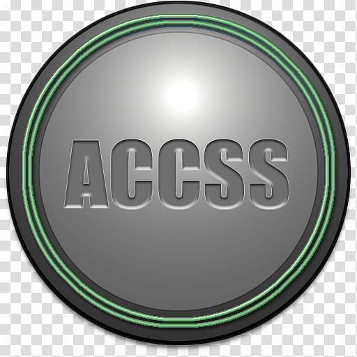 Round Plastic dock icons, ACCESS, Accss folder icon transparent background PNG clipart