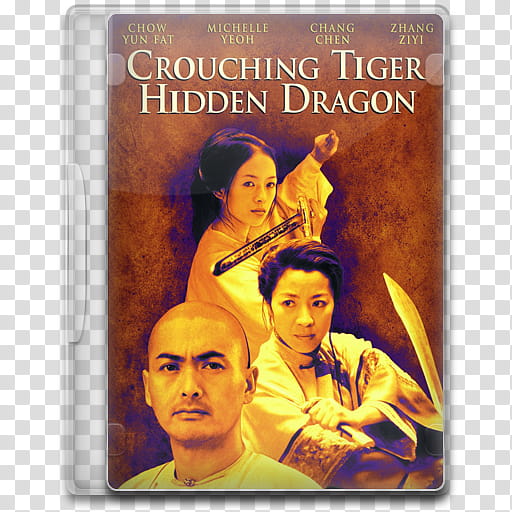 Movie Icon Mega , Crouching Tiger, Hidden Dragon, Crouching Tiger Hidden Dragon DVD case cover transparent background PNG clipart