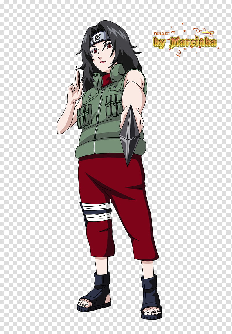 Kurenai Yuhi, Naruto character illustration transparent background PNG clipart