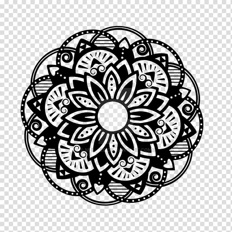 Floral Ornament, Polynesia, Mandala, Samoans, Padma, Drawing, Tattoo, Symbol transparent background PNG clipart