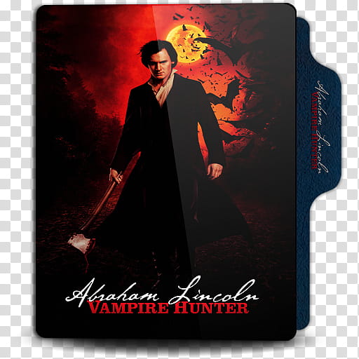 Abraham Lincoln Vampire Hunter  Folder Icon, Abraham Lincoln Vampire Hunter  transparent background PNG clipart