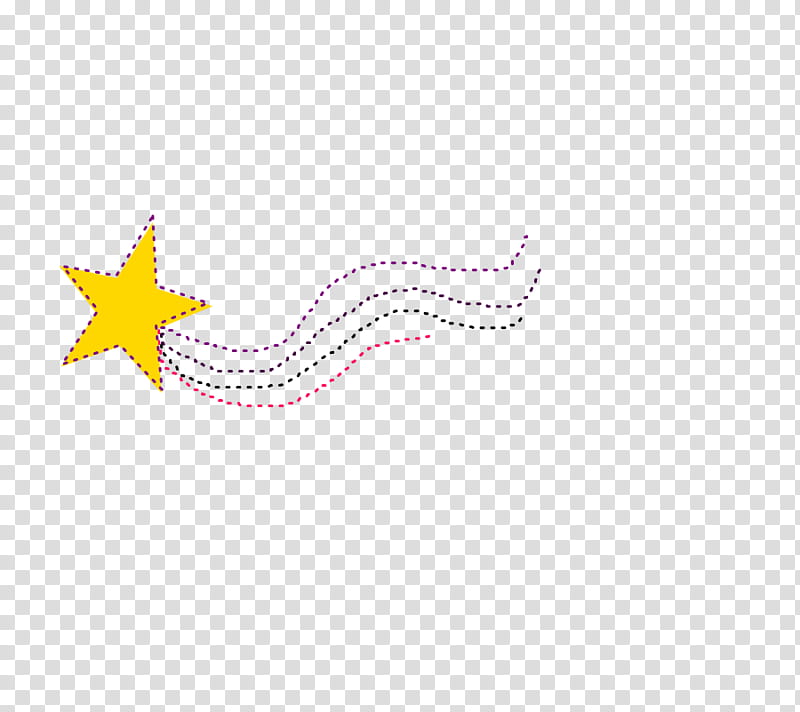 yellow star decor transparent background PNG clipart