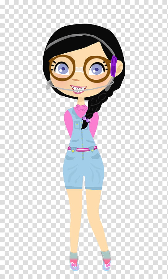 KatyPerry nerd Doll transparent background PNG clipart