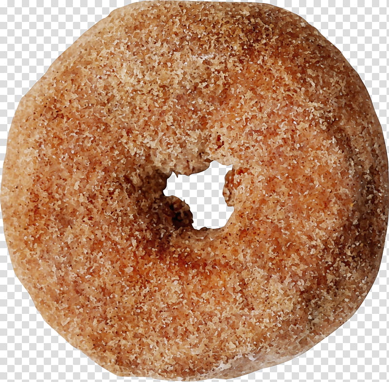 doughnut bagel cider doughnut food baked goods, Watercolor, Paint, Wet Ink, Cuisine, Ciambella, Pastry, Dish transparent background PNG clipart