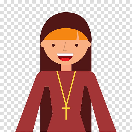 Red, Royaltyfree, , Nun, Encapsulated PostScript, Computer Icons, Religion, Royalty Payment transparent background PNG clipart
