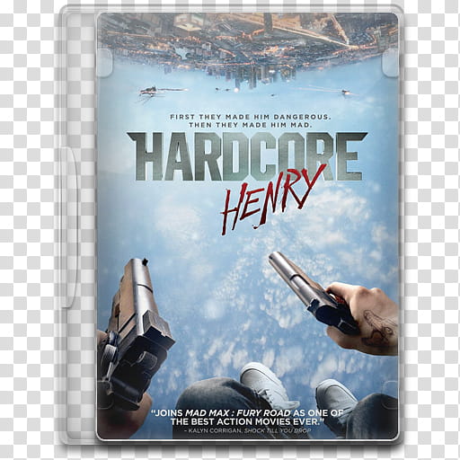 Movie Icon Mega , Hardcore Henry, Hardcore Henry DVD case transparent background PNG clipart