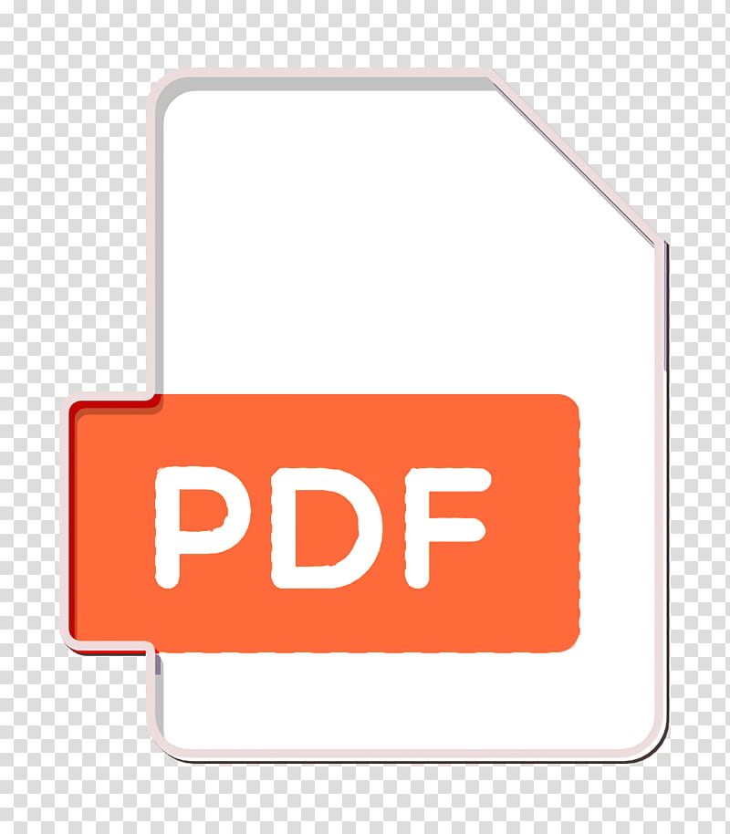 Pdf icon Files icon, Text, Line, Signage, Logo, Material Property, Rectangle transparent background PNG clipart