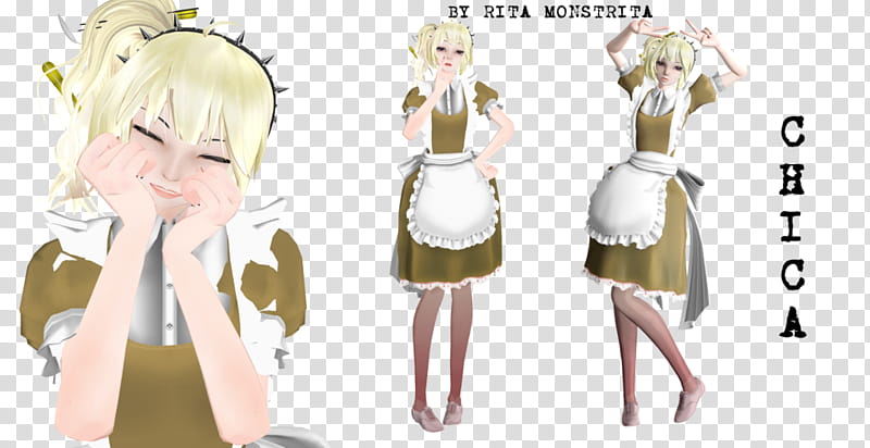 ~MMD FNAF~Chica~ transparent background PNG clipart