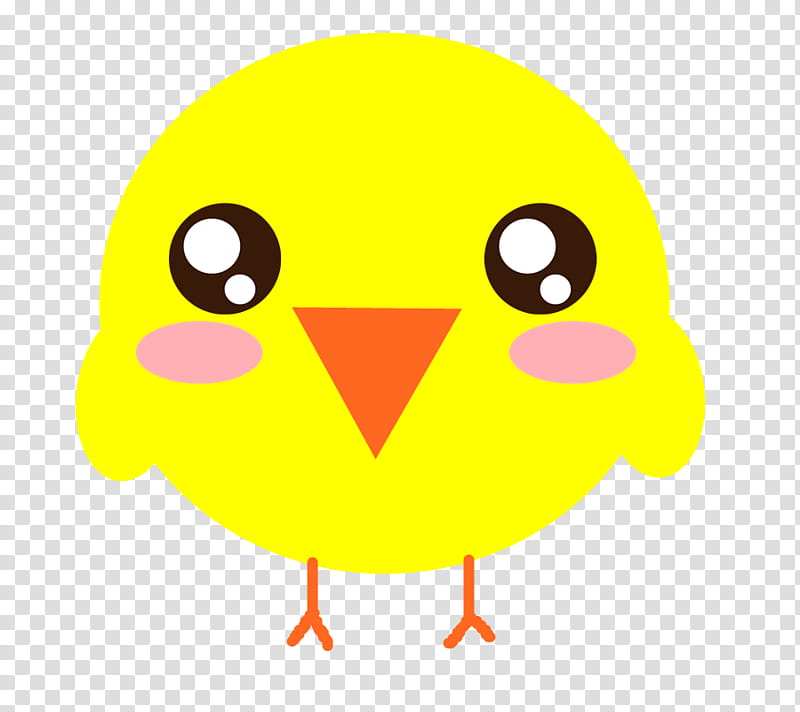 pollo, happy yellow chick transparent background PNG clipart