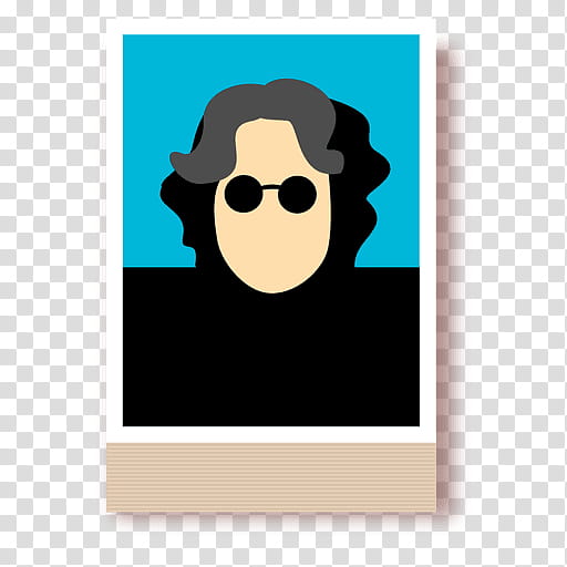 Glasses Drawing, Cartoon, Music, Guitarist, Musician, Animation, Beatles, John Lennon transparent background PNG clipart