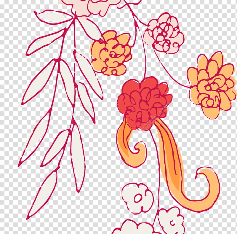 Flower Line Art, Floral Design, Packaging And Labeling, Cartoon, Cut Flowers, Greeting Note Cards, Pink, Leaf transparent background PNG clipart