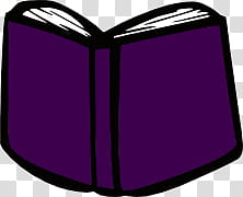 Walfas Recoloured Books Prop age, purple book illustration transparent background PNG clipart