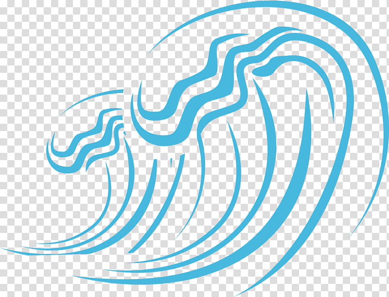 aqua turquoise line water wave, Watercolor, Paint, Wet Ink, Logo, Circle transparent background PNG clipart