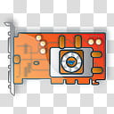 Oxygen Refit, audio-card, red and gray graphics card illustation transparent background PNG clipart