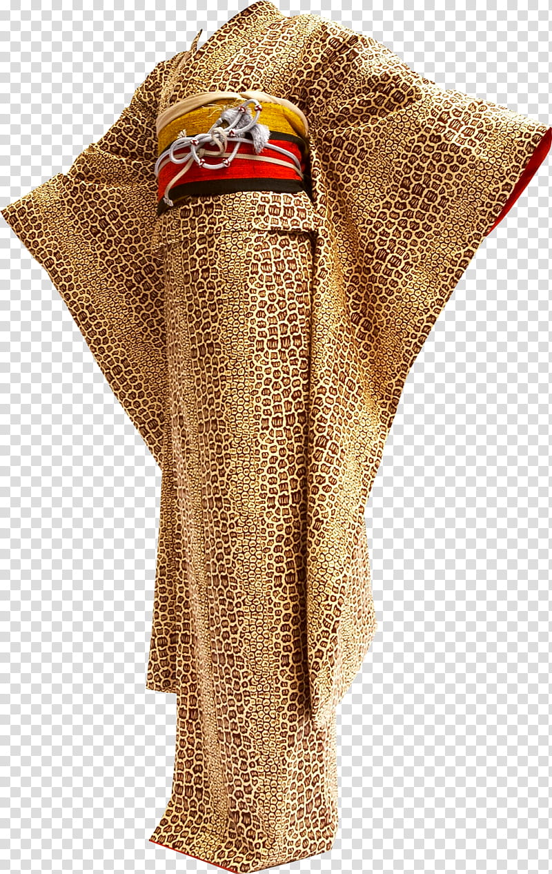 African Dress, women's brown and gold traditional dress transparent background PNG clipart