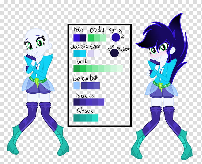 Mlp, Thunder Speed EQG, Reference Sheet transparent background PNG clipart