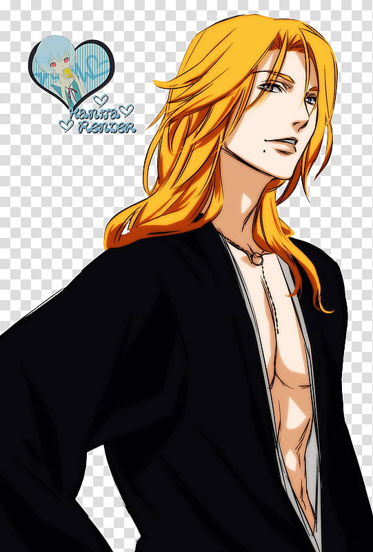 blondehaired man anime character illustration transparent