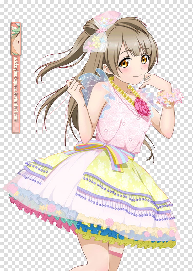 #&#; Minami Kotori (Love Live! Card) SR, Render transparent background PNG clipart