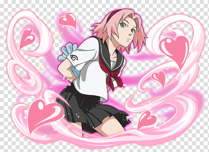 Sakura Haruno transparent background PNG clipart