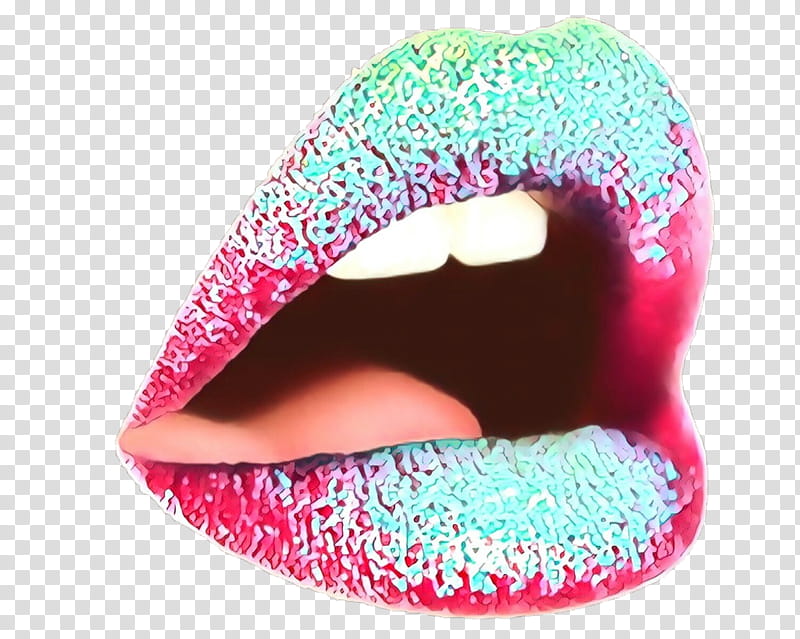 lip pink glitter mouth magenta, Nail, Jaw transparent background PNG clipart