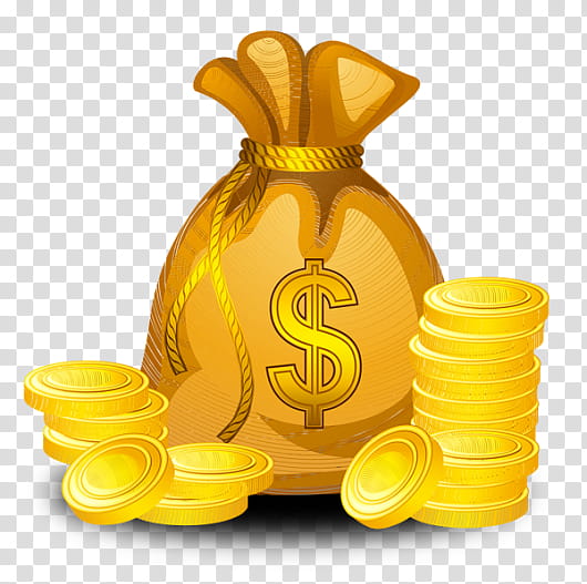 Money Bag, Bitcoin, Coin Purse, Handbag, Yellow, Saving transparent background PNG clipart