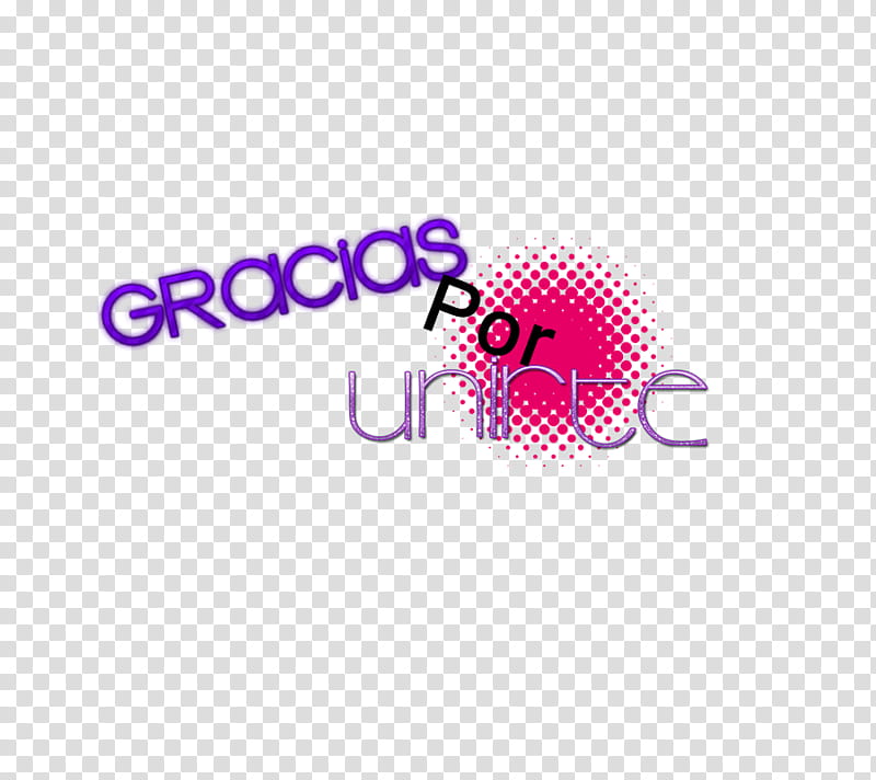 Texto Gracias Por Unirte transparent background PNG clipart