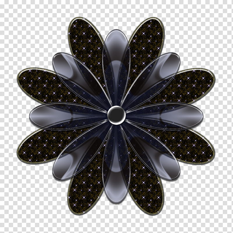 Decorative flowerses in, black and gray flower illustration transparent background PNG clipart