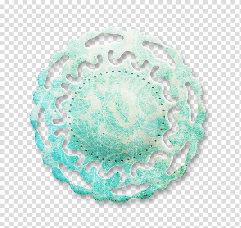 Motif, Circle, Shape, Disk, Lace, Blue, Aqua, Turquoise transparent background PNG clipart